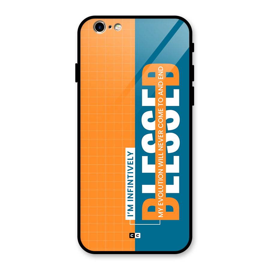 Infinite Blessed Glass Back Case for iPhone 6 6S