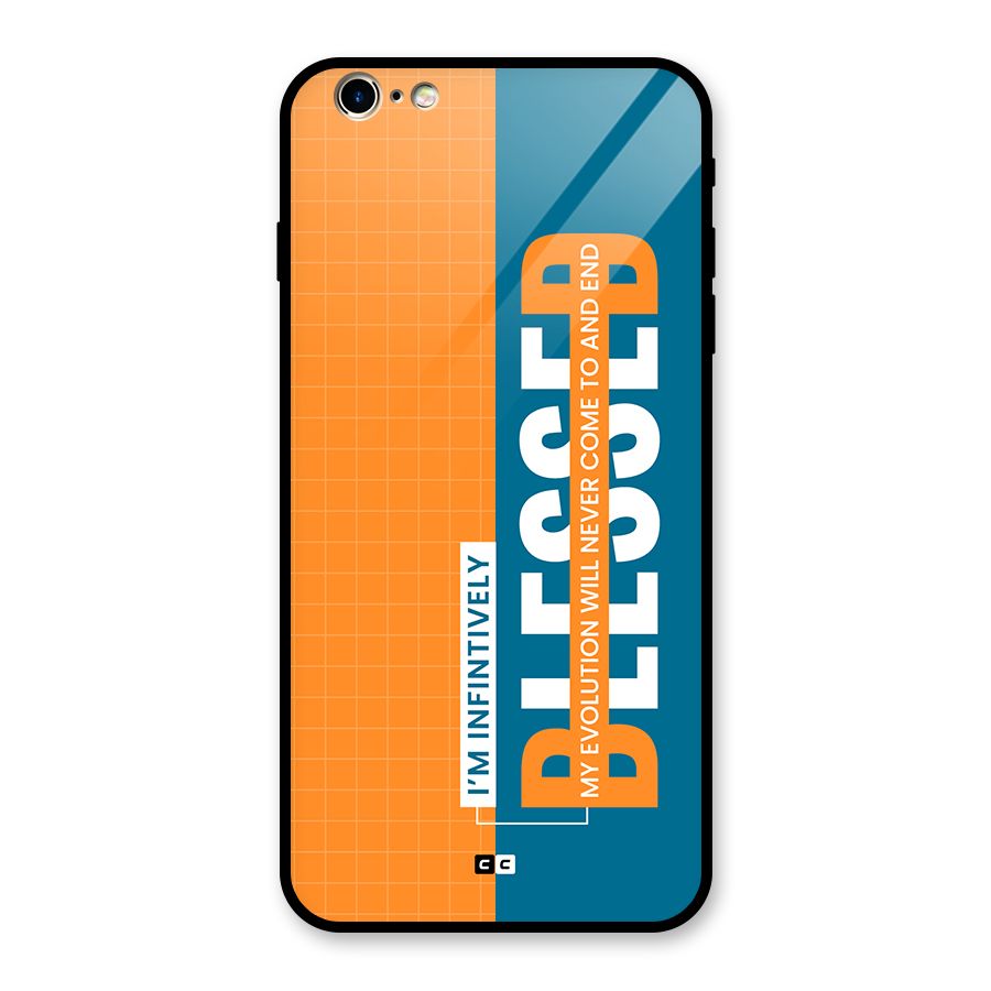 Infinite Blessed Glass Back Case for iPhone 6 Plus 6S Plus