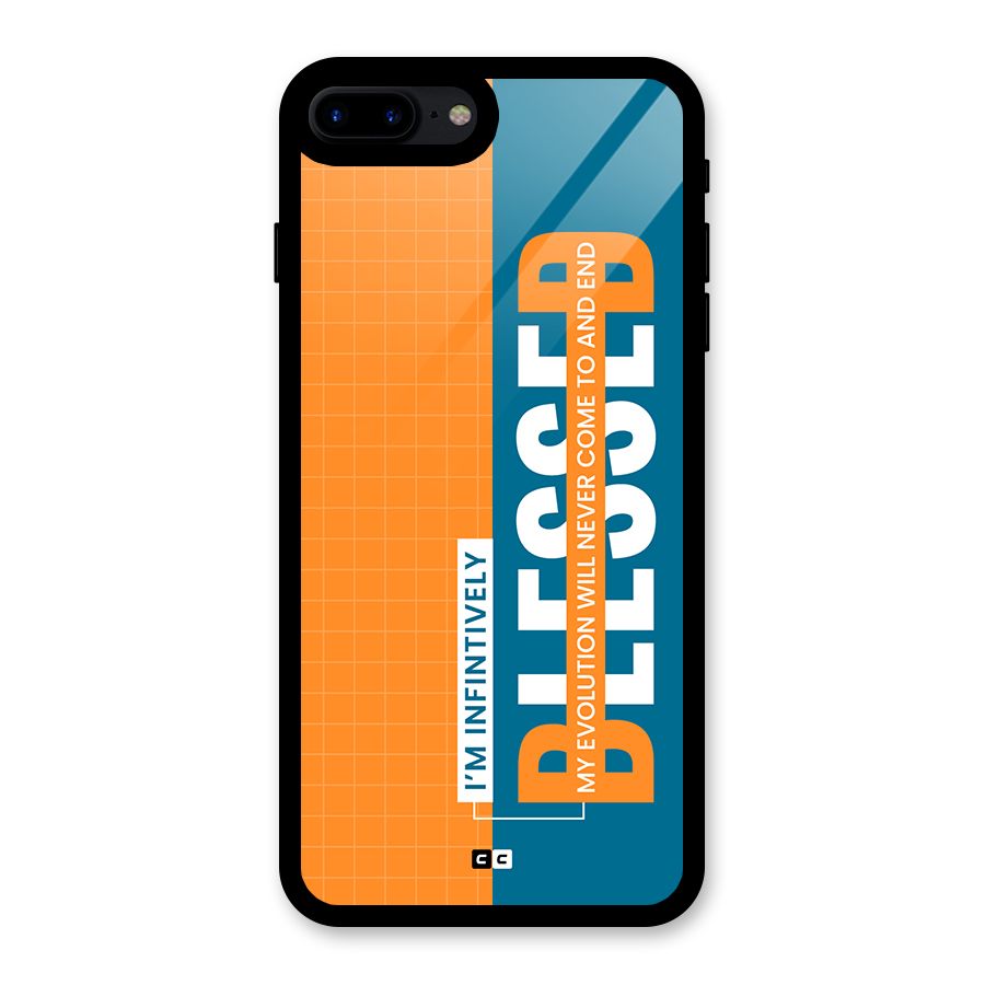 Infinite Blessed Glass Back Case for iPhone 8 Plus