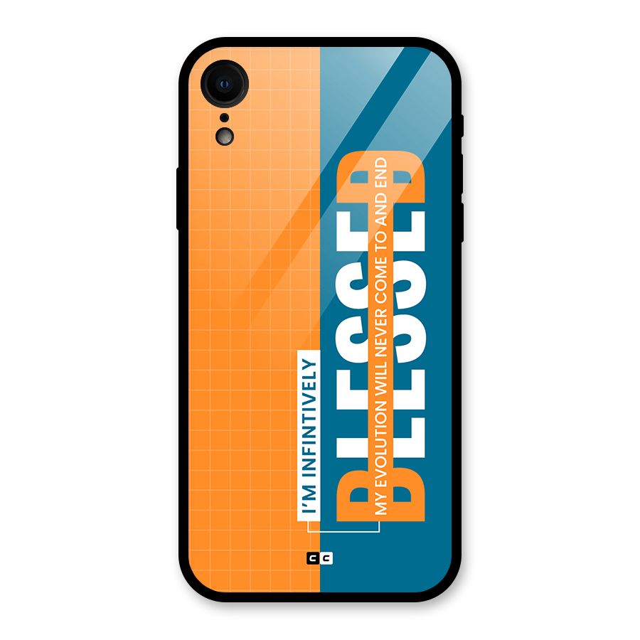 Infinite Blessed Glass Back Case for iPhone XR