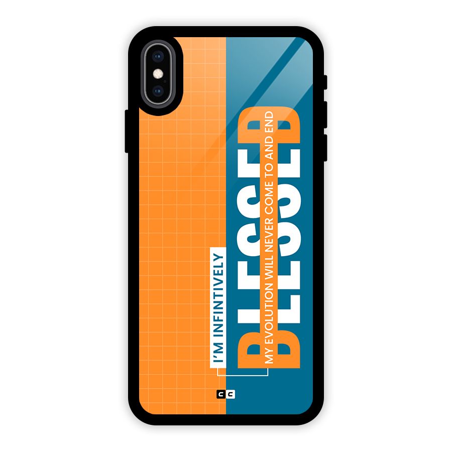 Infinite Blessed Glass Back Case for iPhone XS Max