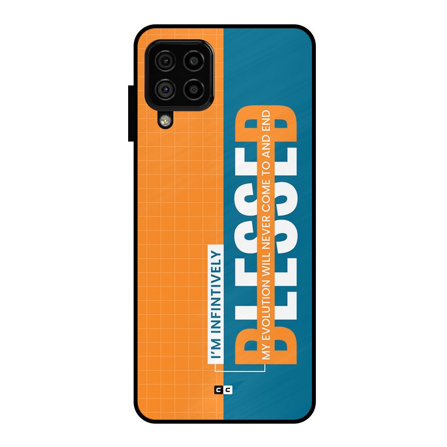 Infinite Blessed Metal Back Case for Galaxy A22 4G