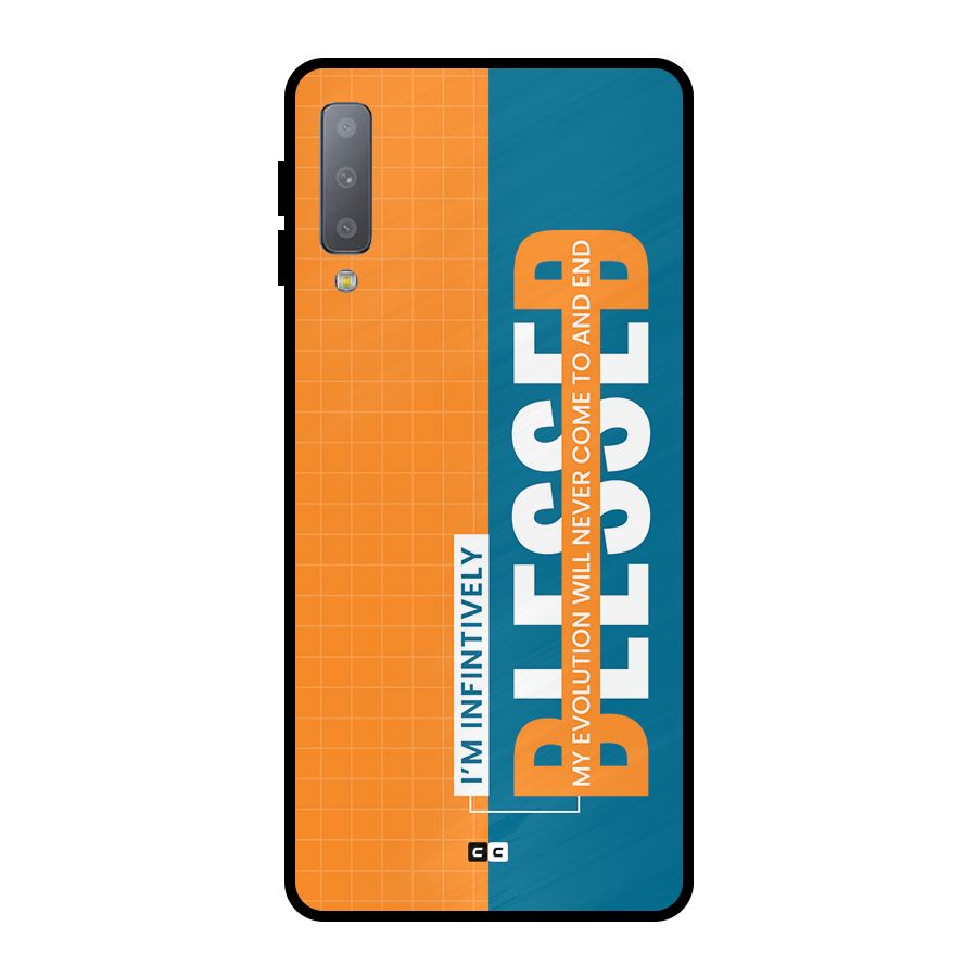 Infinite Blessed Metal Back Case for Galaxy A7 (2018)