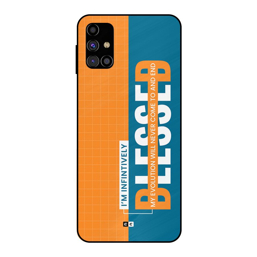 Infinite Blessed Metal Back Case for Galaxy M31s