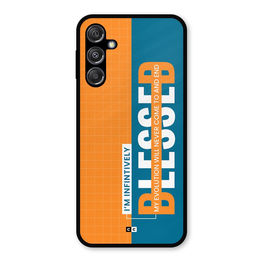 Infinite Blessed Metal Back Case for Galaxy M34 5G