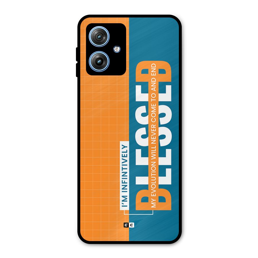 Infinite Blessed Metal Back Case for Moto G54