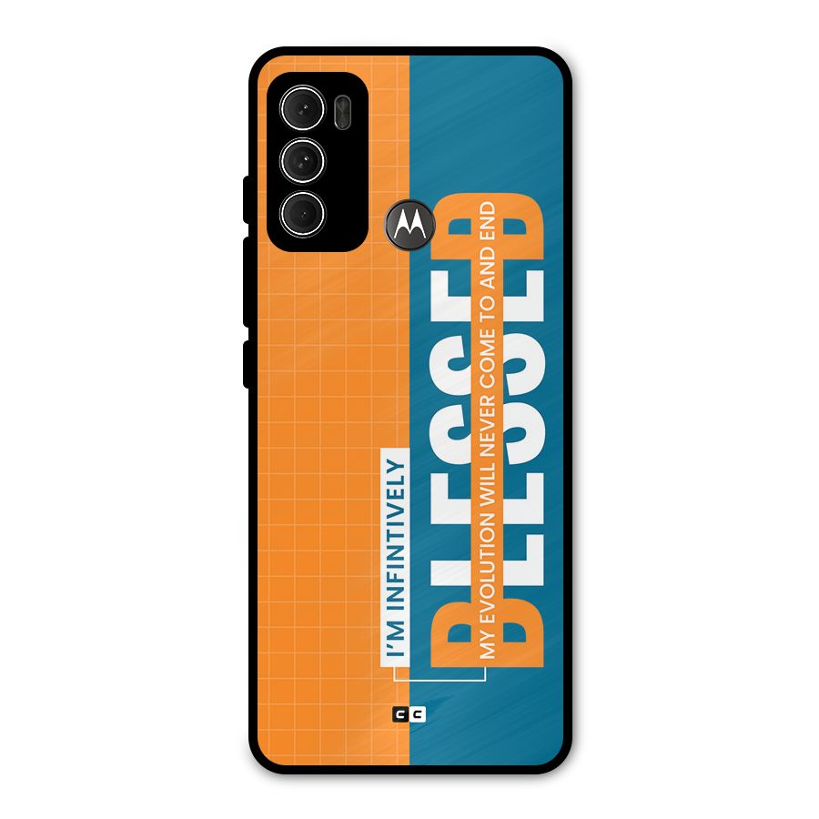 Infinite Blessed Metal Back Case for Moto G60