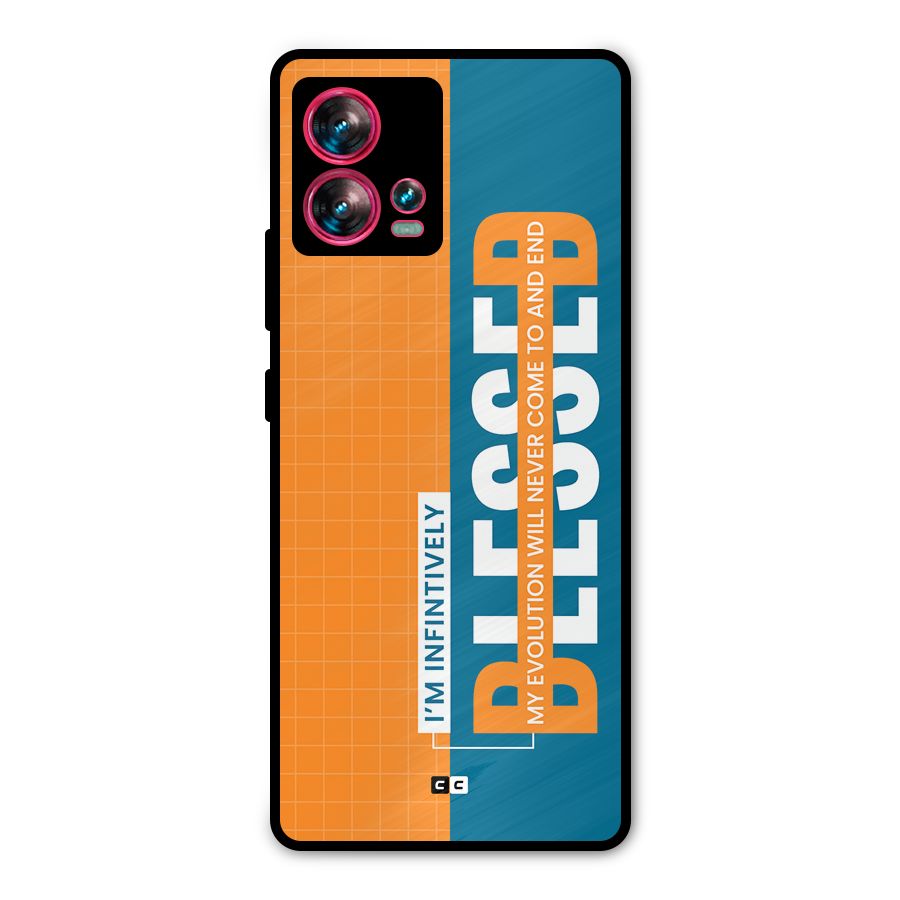 Infinite Blessed Metal Back Case for Motorola Edge 30 Fusion