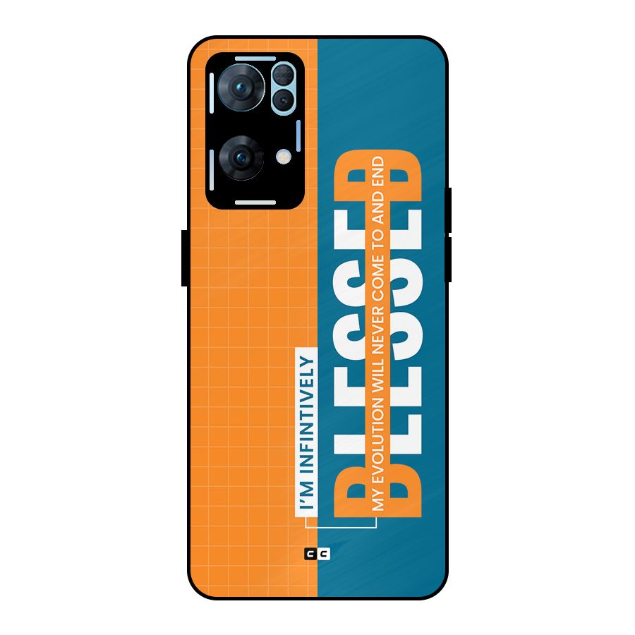 Infinite Blessed Metal Back Case for Oppo Reno7 Pro 5G