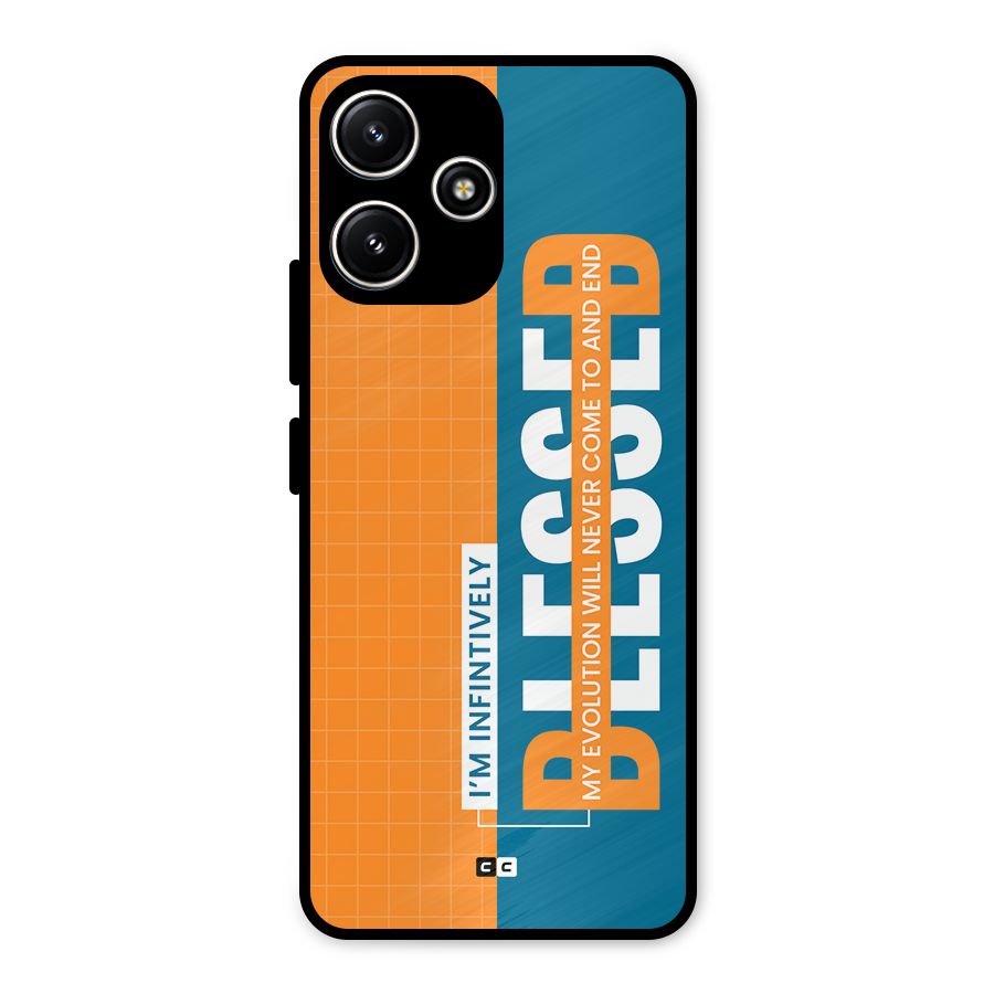 Infinite Blessed Metal Back Case for Poco M6 Pro