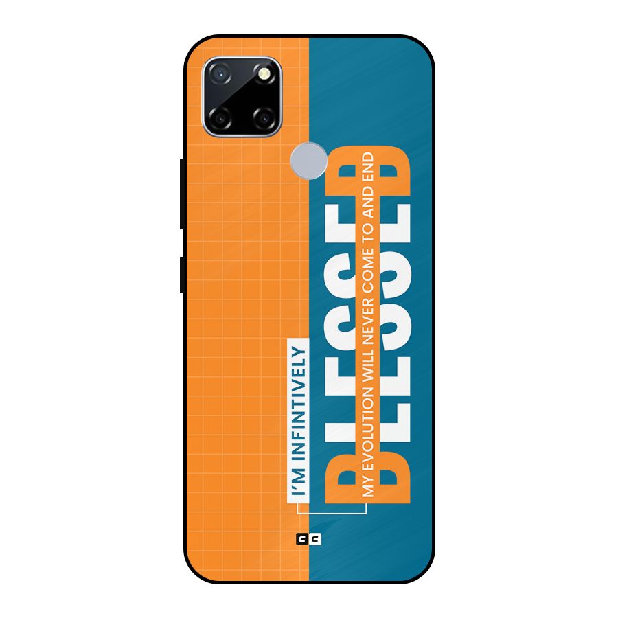 Infinite Blessed Metal Back Case for Realme Narzo 30A