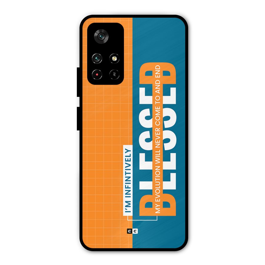 Infinite Blessed Metal Back Case for Redmi Note 11T 5G