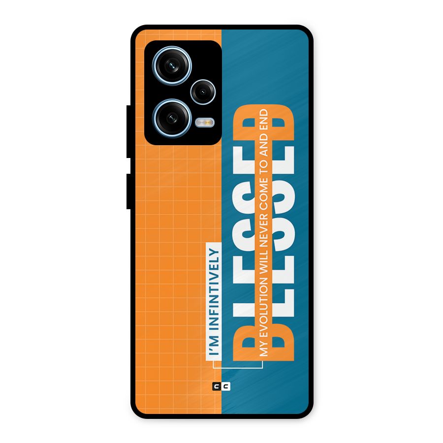 Infinite Blessed Metal Back Case for Redmi Note 12 Pro