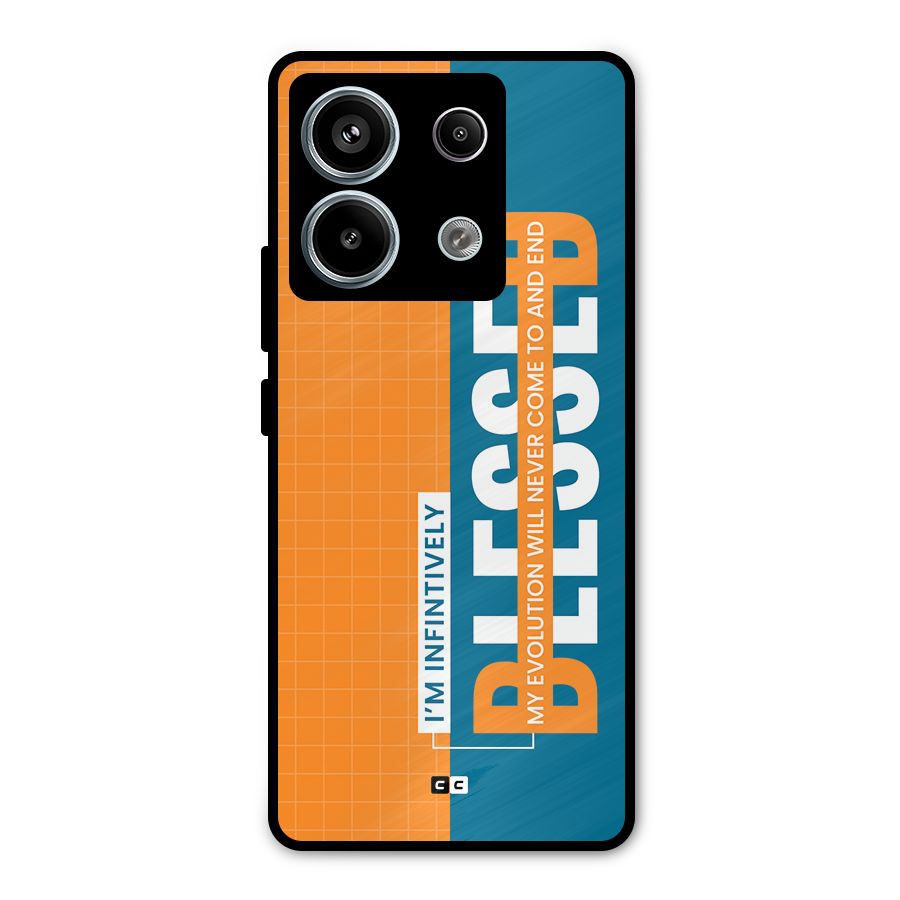 Infinite Blessed Metal Back Case for Redmi Note 13 Pro 5G