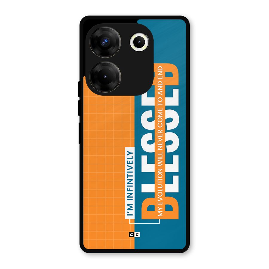 Infinite Blessed Metal Back Case for Tecno Camon 20