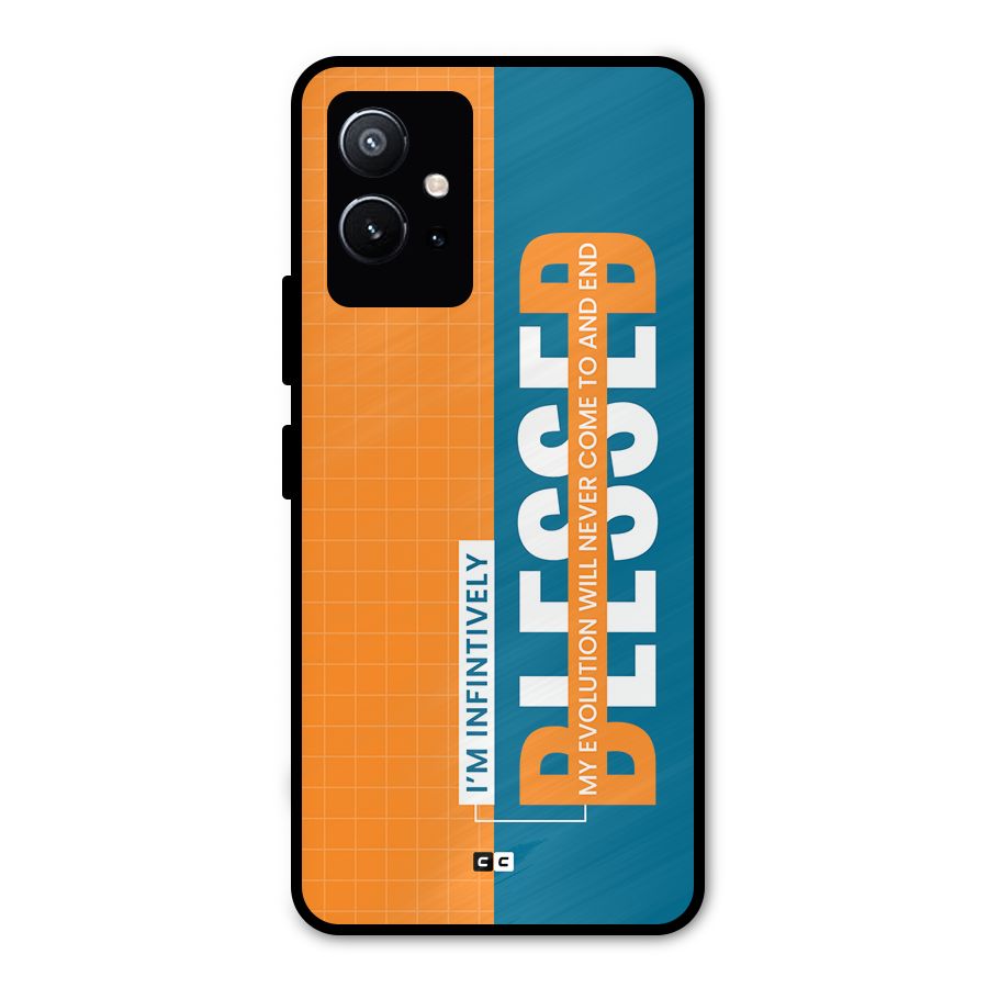 Infinite Blessed Metal Back Case for Vivo T1 5G