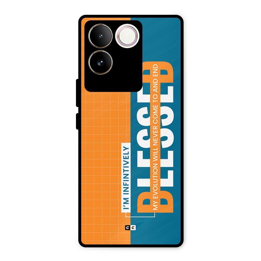 Infinite Blessed Metal Back Case for Vivo T2 Pro