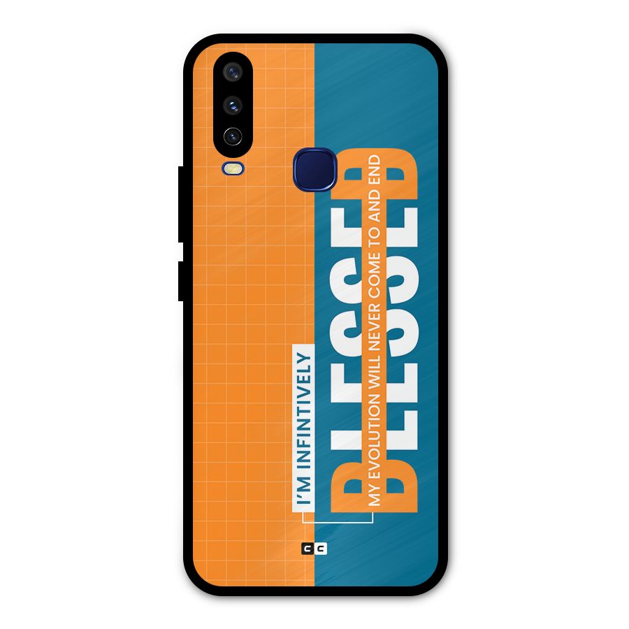 Infinite Blessed Metal Back Case for Vivo Y12
