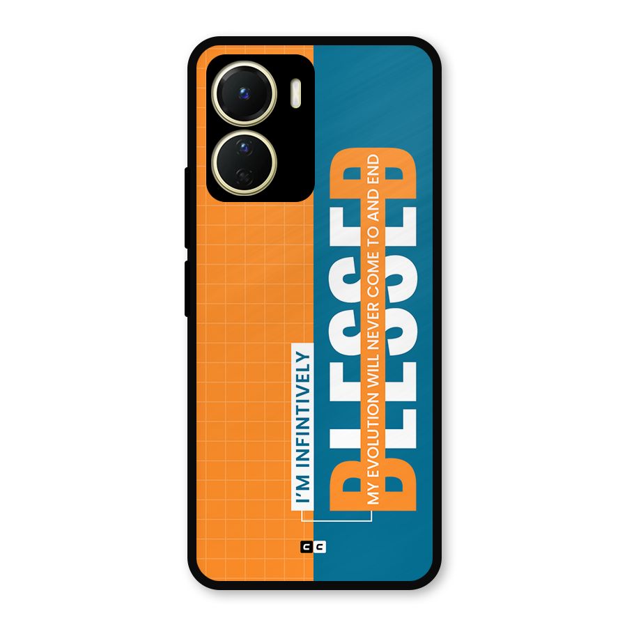Infinite Blessed Metal Back Case for Vivo Y16