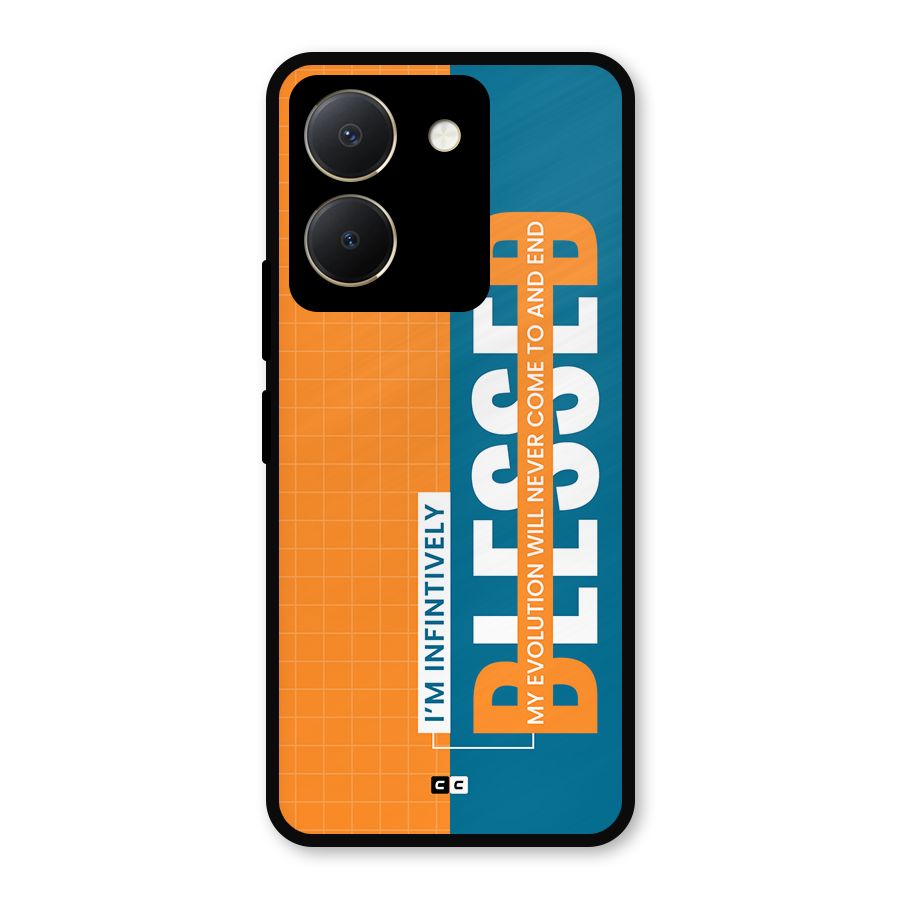 Infinite Blessed Metal Back Case for Vivo Y36