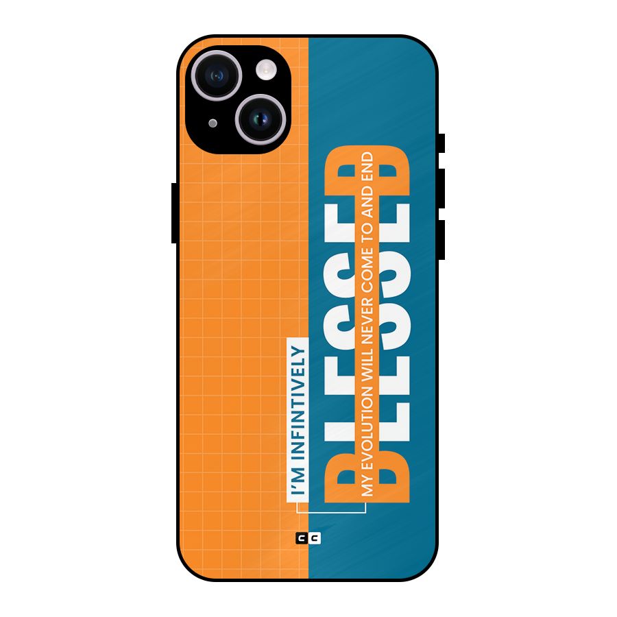 Infinite Blessed Metal Back Case for iPhone 14 Plus