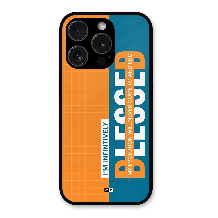 Infinite Blessed Metal Back Case for iPhone 15 Pro
