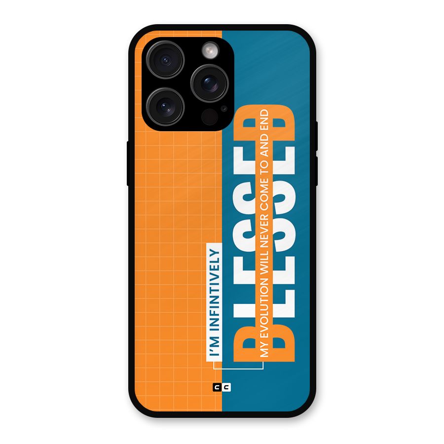 Infinite Blessed Metal Back Case for iPhone 15 Pro Max