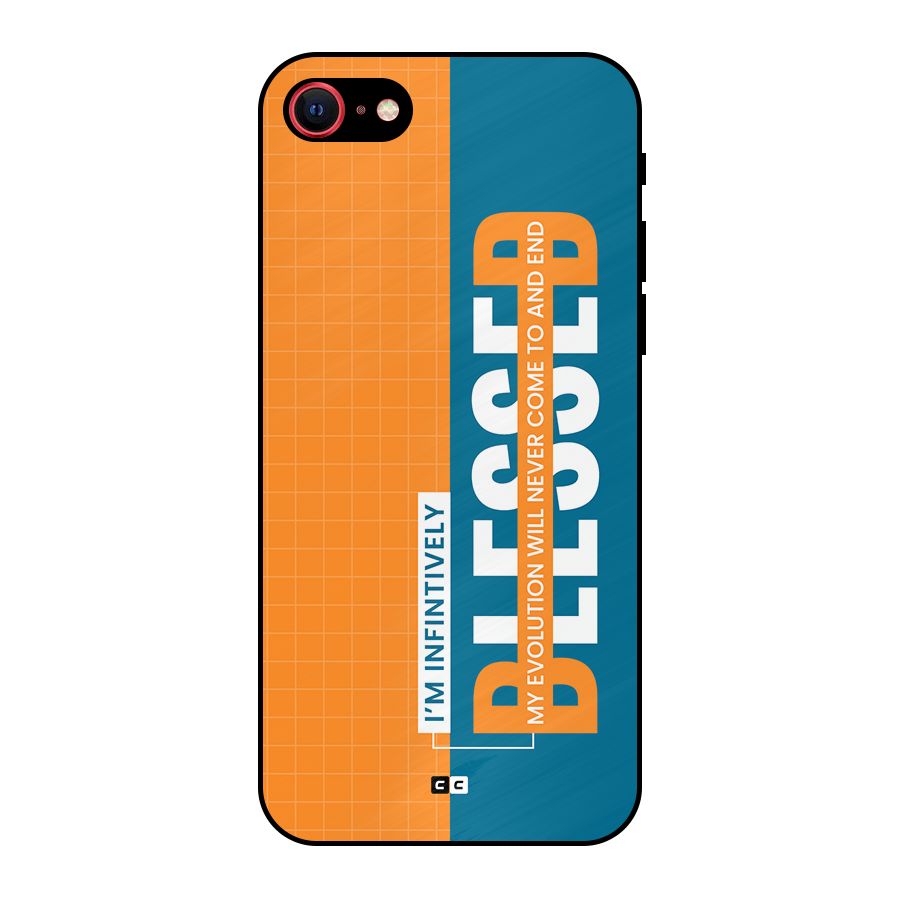 Infinite Blessed Metal Back Case for iPhone 8