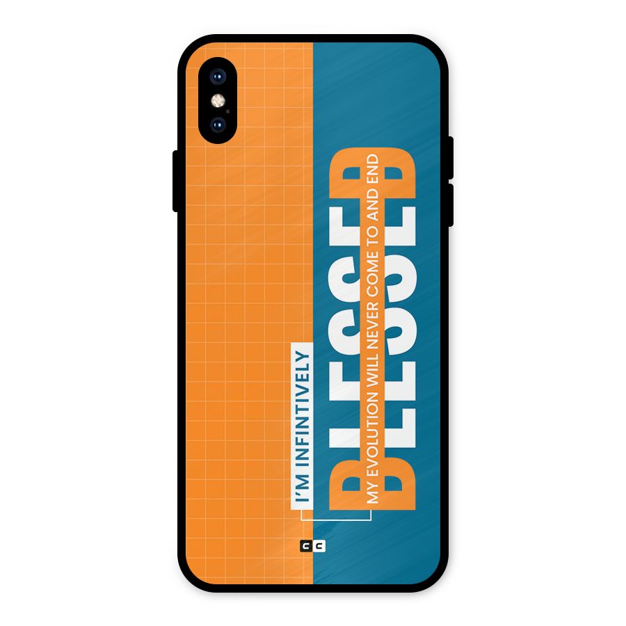 Infinite Blessed Metal Back Case for iPhone XS Max