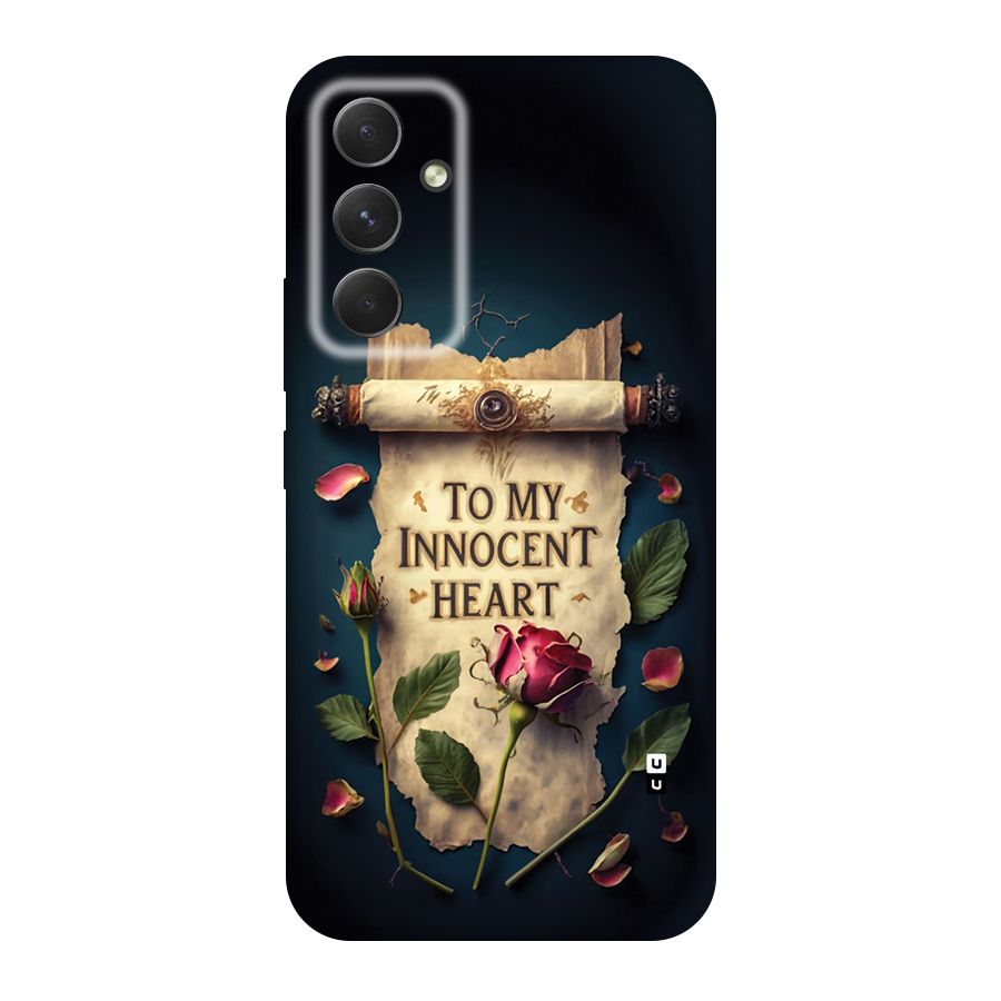 Innocence Of Heart Back Case for Galaxy A54