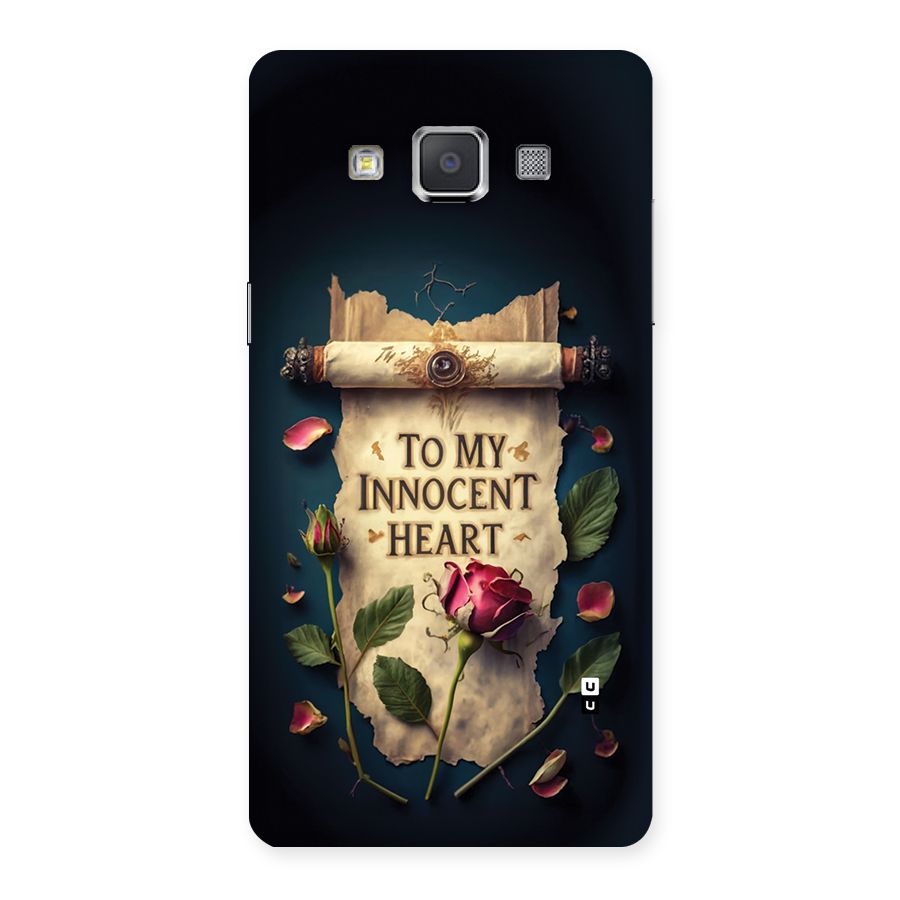 Innocence Of Heart Back Case for Galaxy Grand Max