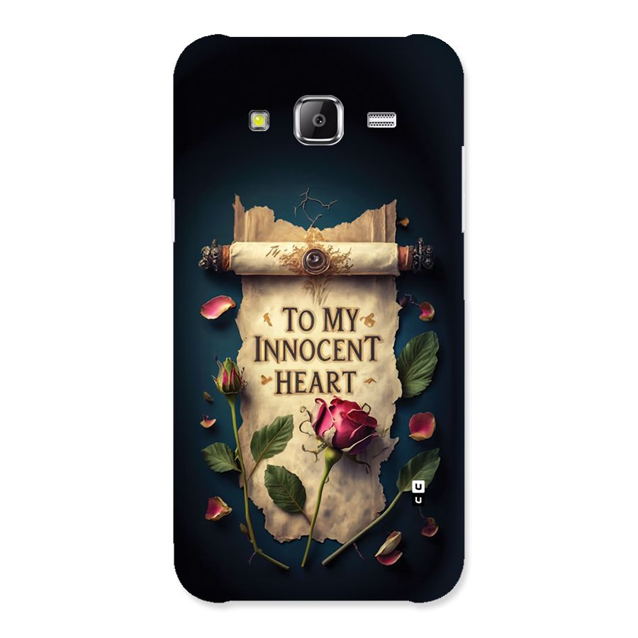 Innocence Of Heart Back Case for Galaxy J2 Prime