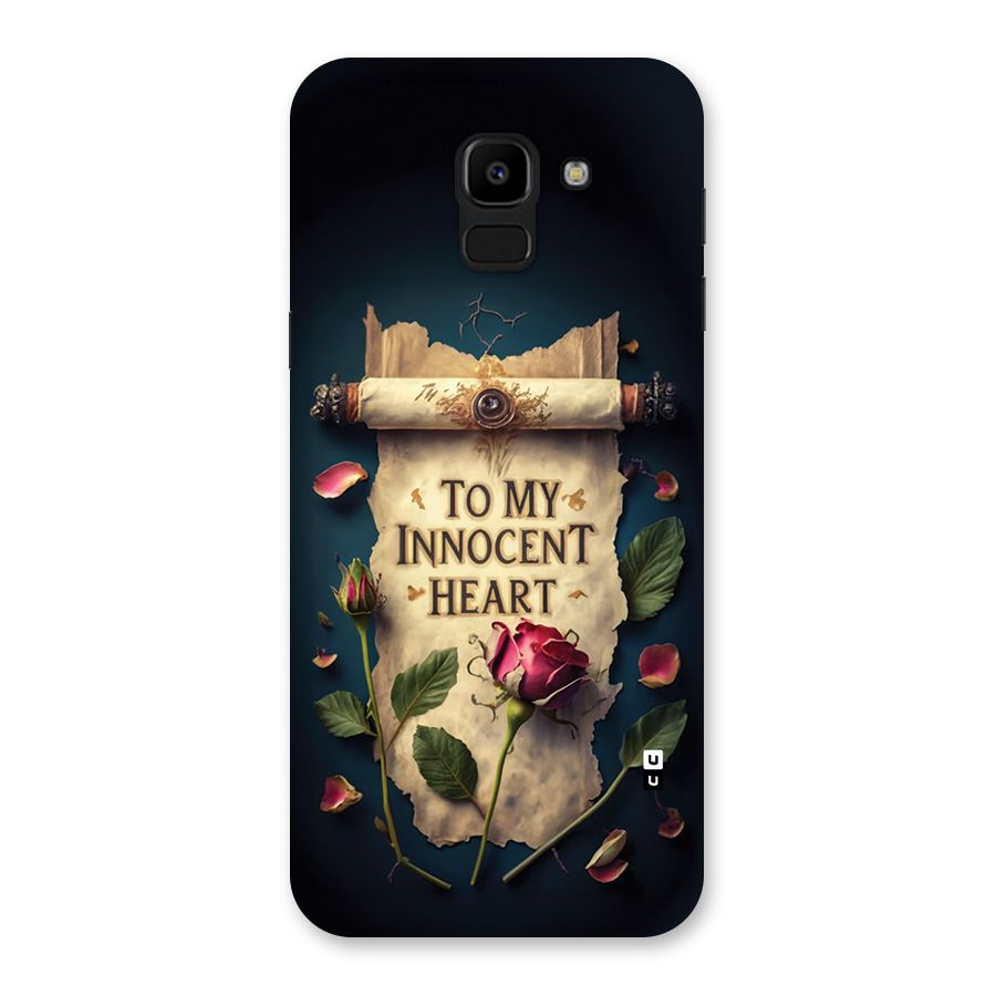 Innocence Of Heart Back Case for Galaxy J6