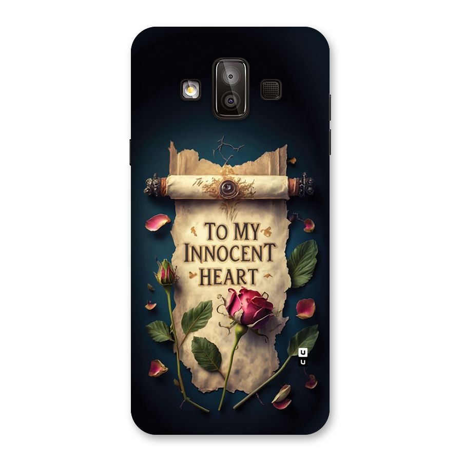 Innocence Of Heart Back Case for Galaxy J7 Duo