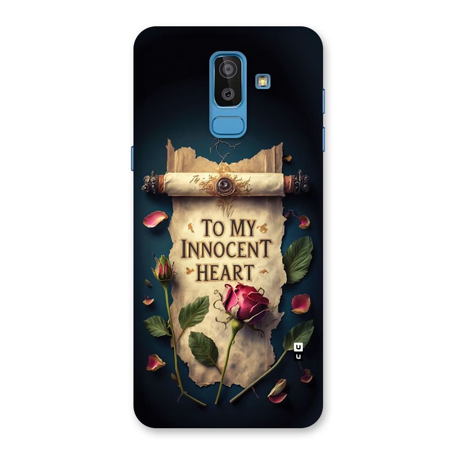Innocence Of Heart Back Case for Galaxy J8