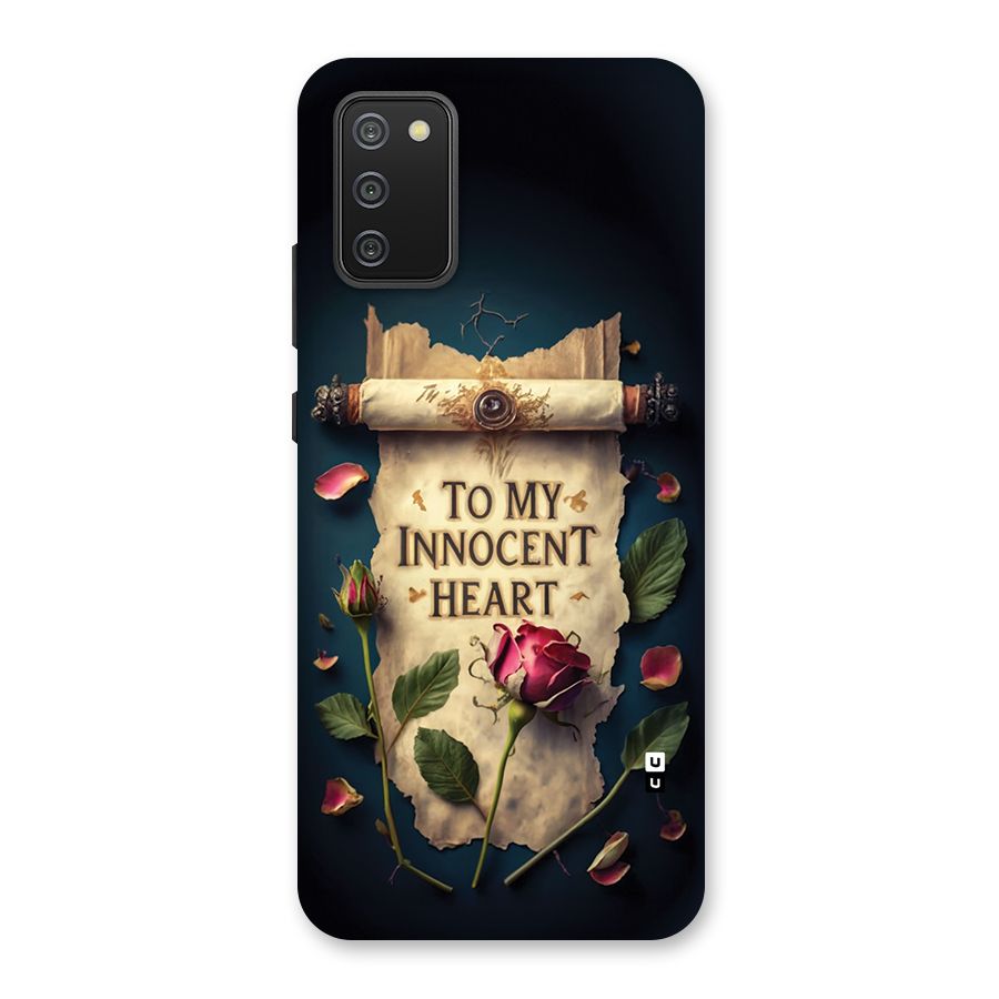 Innocence Of Heart Back Case for Galaxy M02s