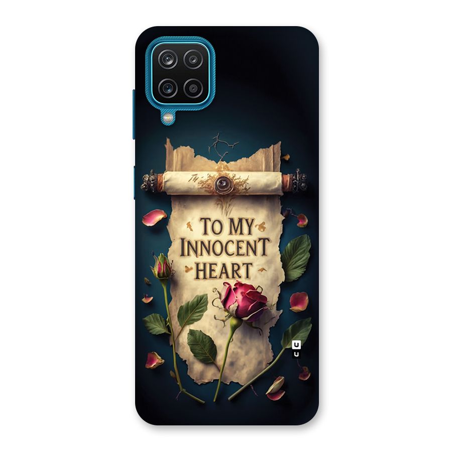 Innocence Of Heart Back Case for Galaxy M12