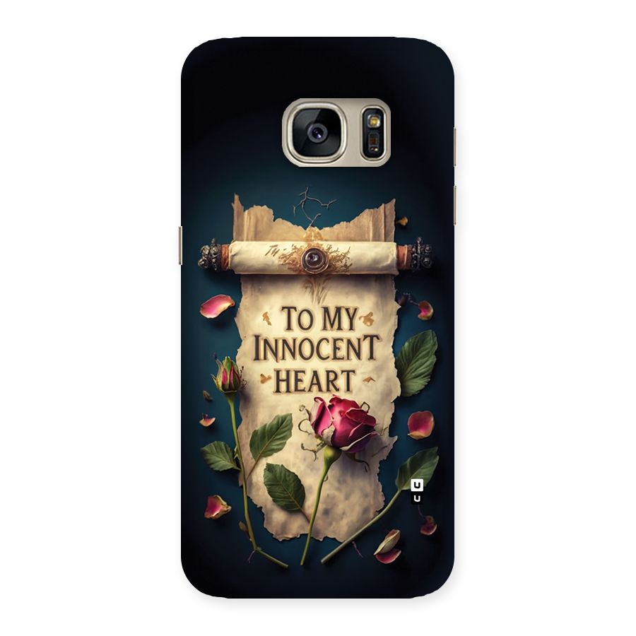 Innocence Of Heart Back Case for Galaxy S7