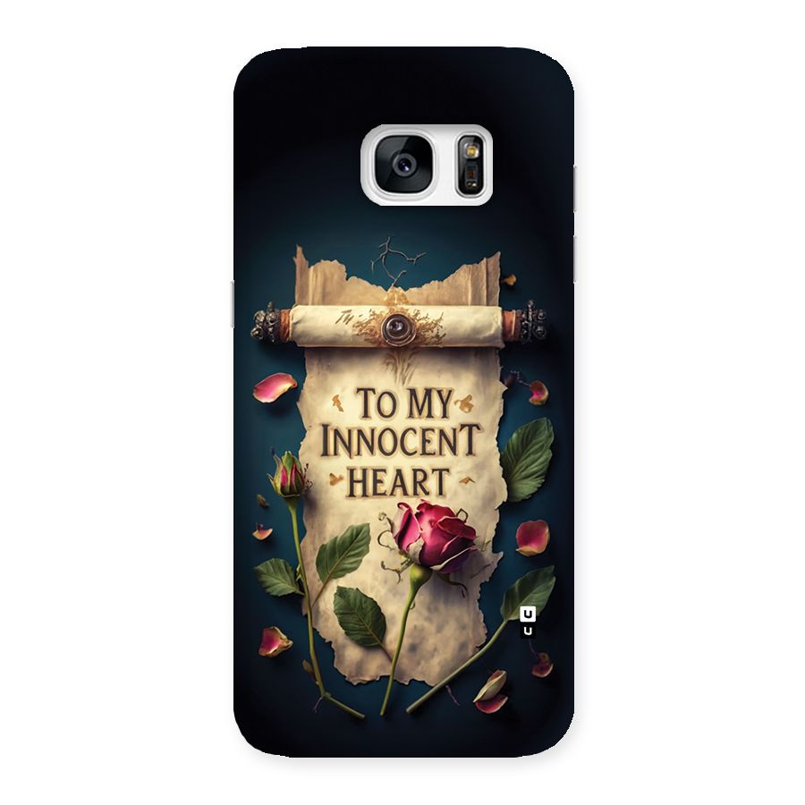 Innocence Of Heart Back Case for Galaxy S7 Edge