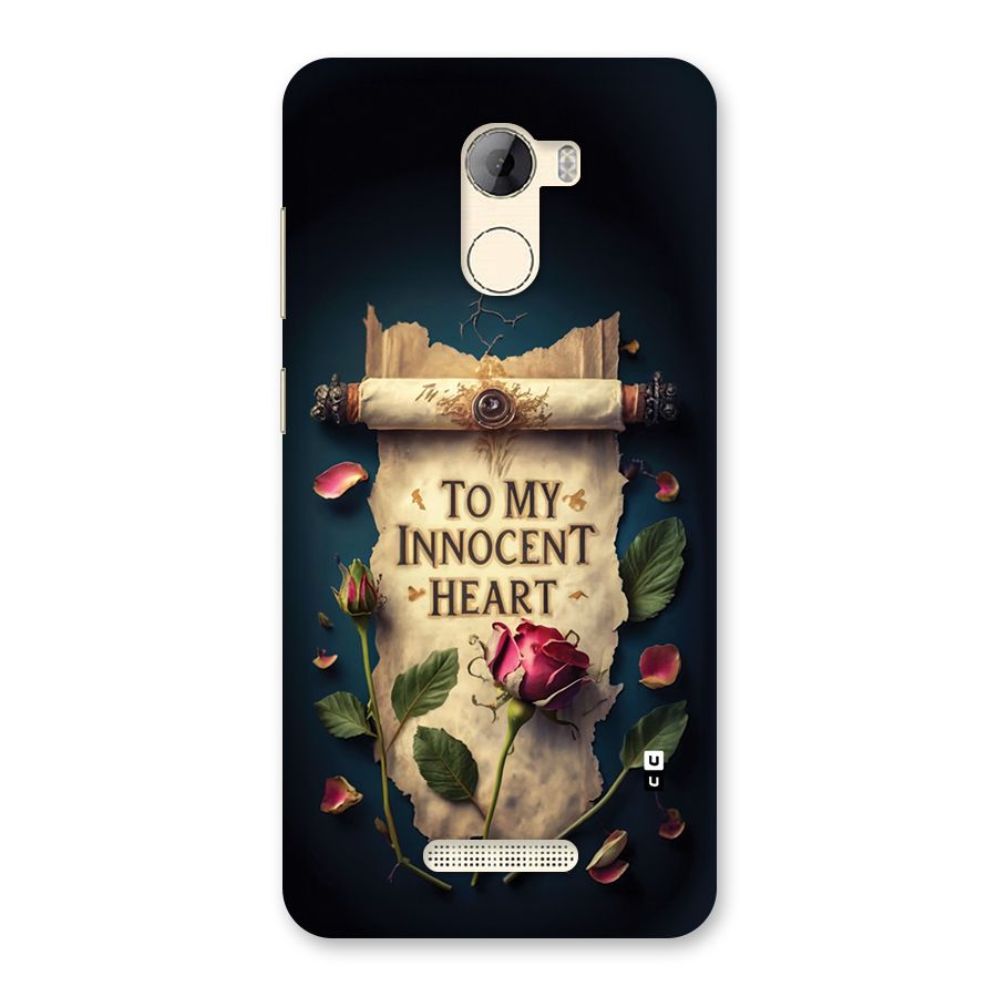 Innocence Of Heart Back Case for Gionee A1 LIte