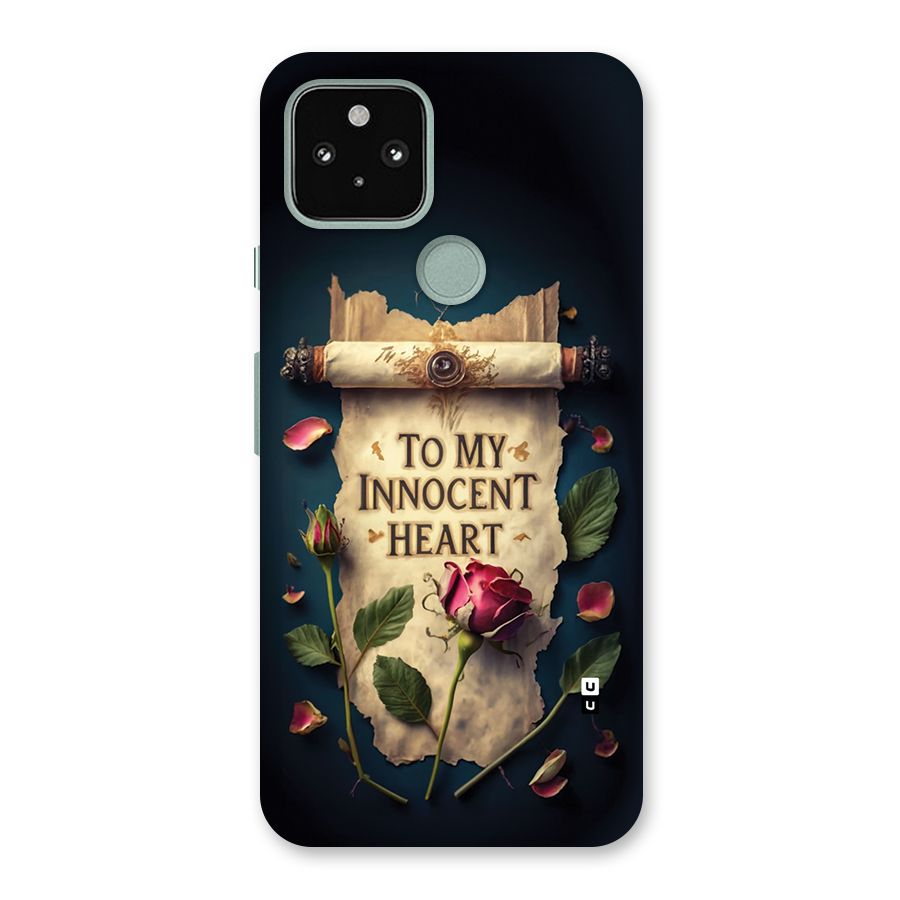 Innocence Of Heart Back Case for Google Pixel 5