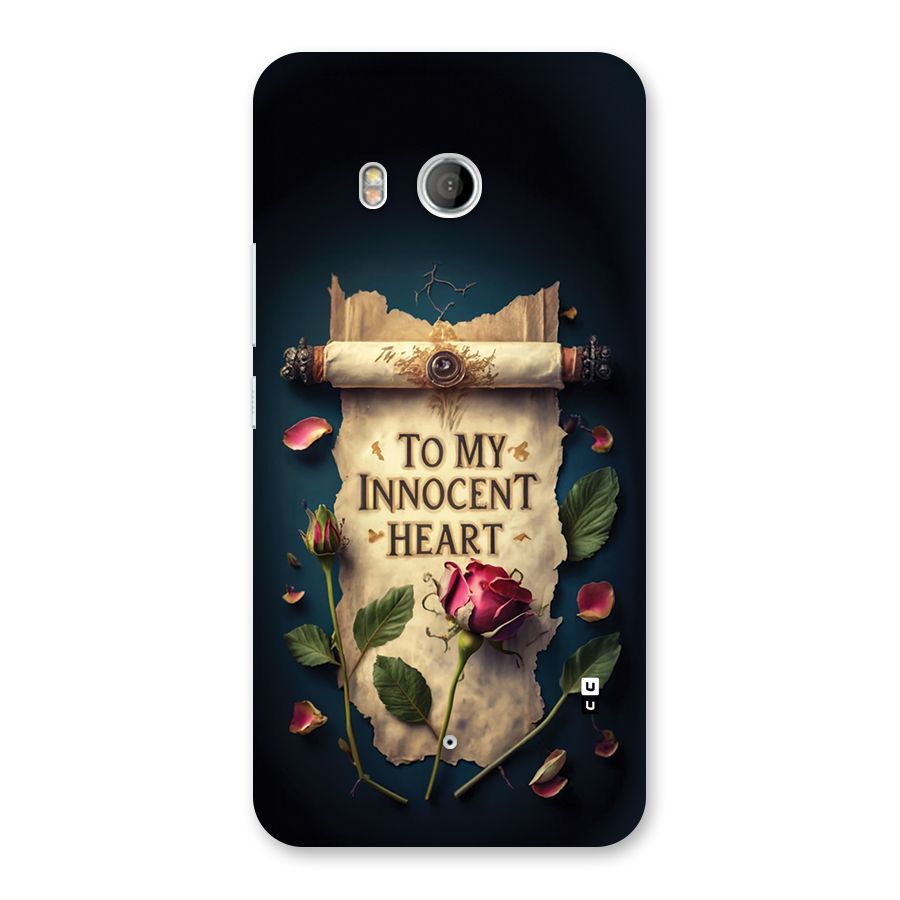 Innocence Of Heart Back Case for HTC U11