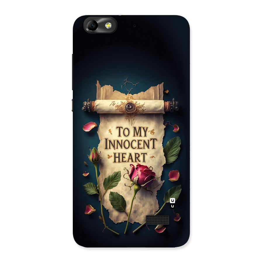 Innocence Of Heart Back Case for Honor 4C