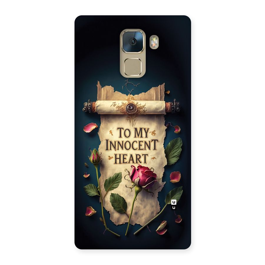 Innocence Of Heart Back Case for Honor 7