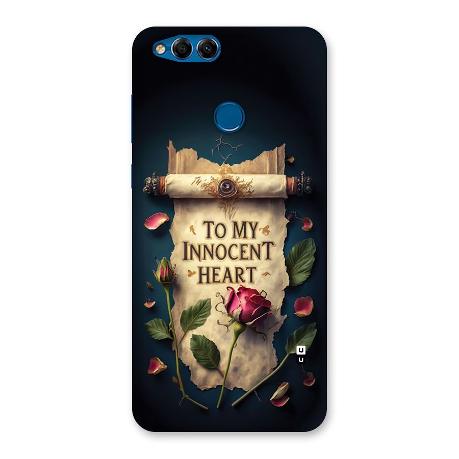 Innocence Of Heart Back Case for Honor 7X