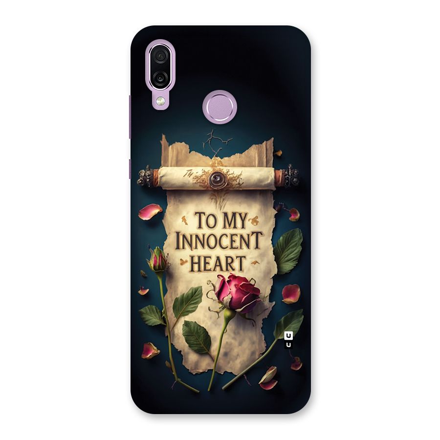Innocence Of Heart Back Case for Honor Play
