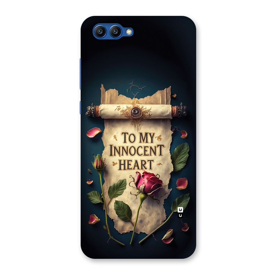 Innocence Of Heart Back Case for Honor View 10