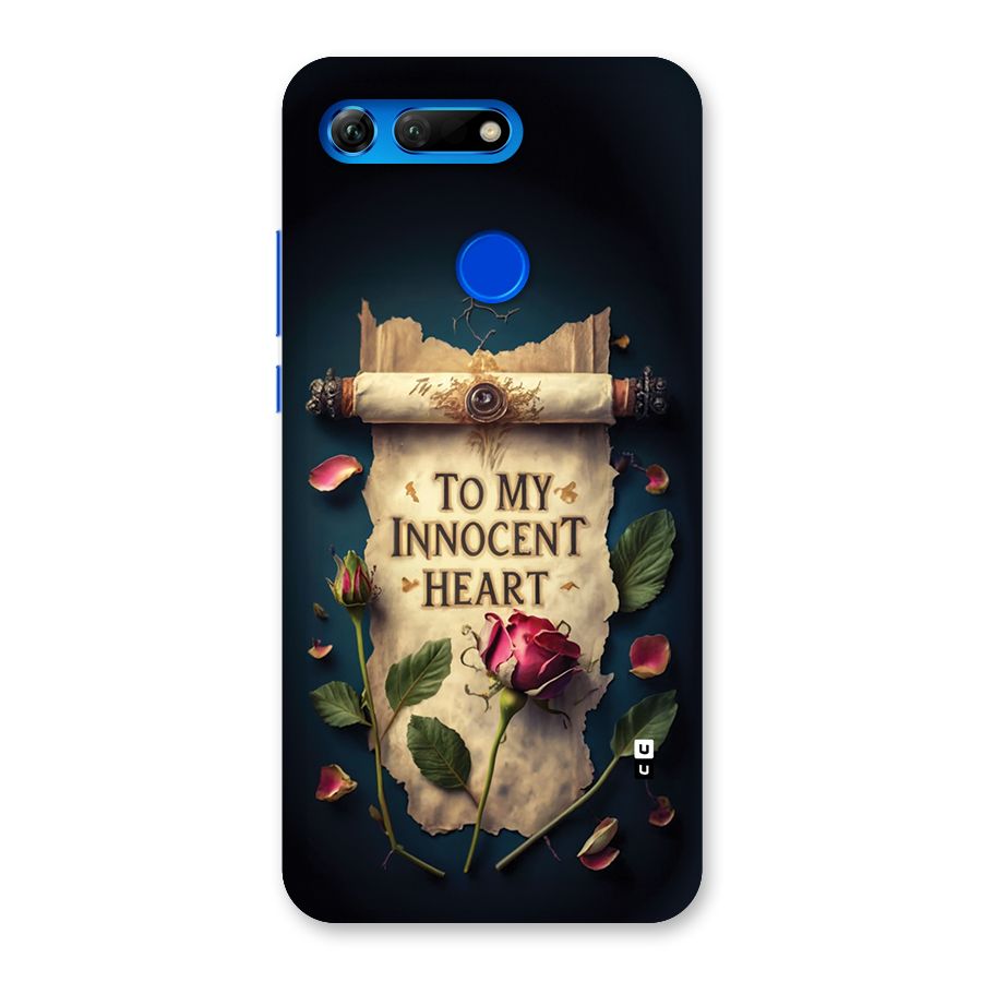 Innocence Of Heart Back Case for Honor View 20