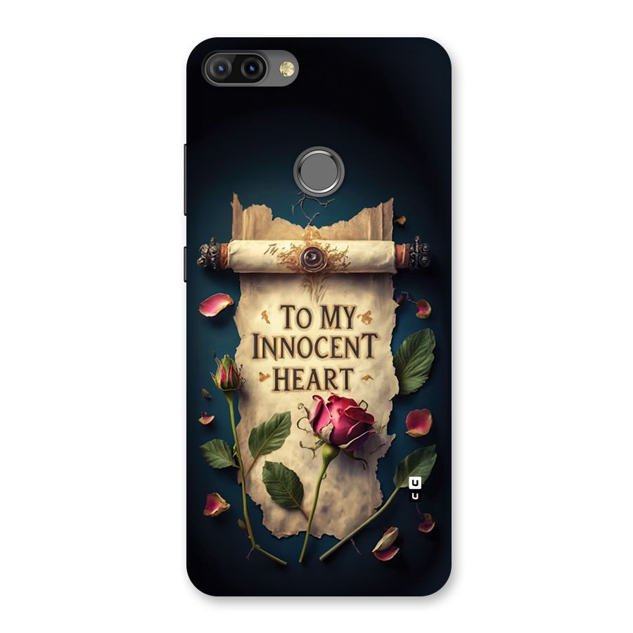 Innocence Of Heart Back Case for Infinix Hot 6 Pro