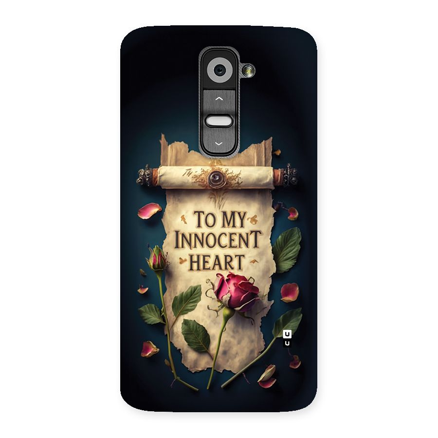 Innocence Of Heart Back Case for LG G2